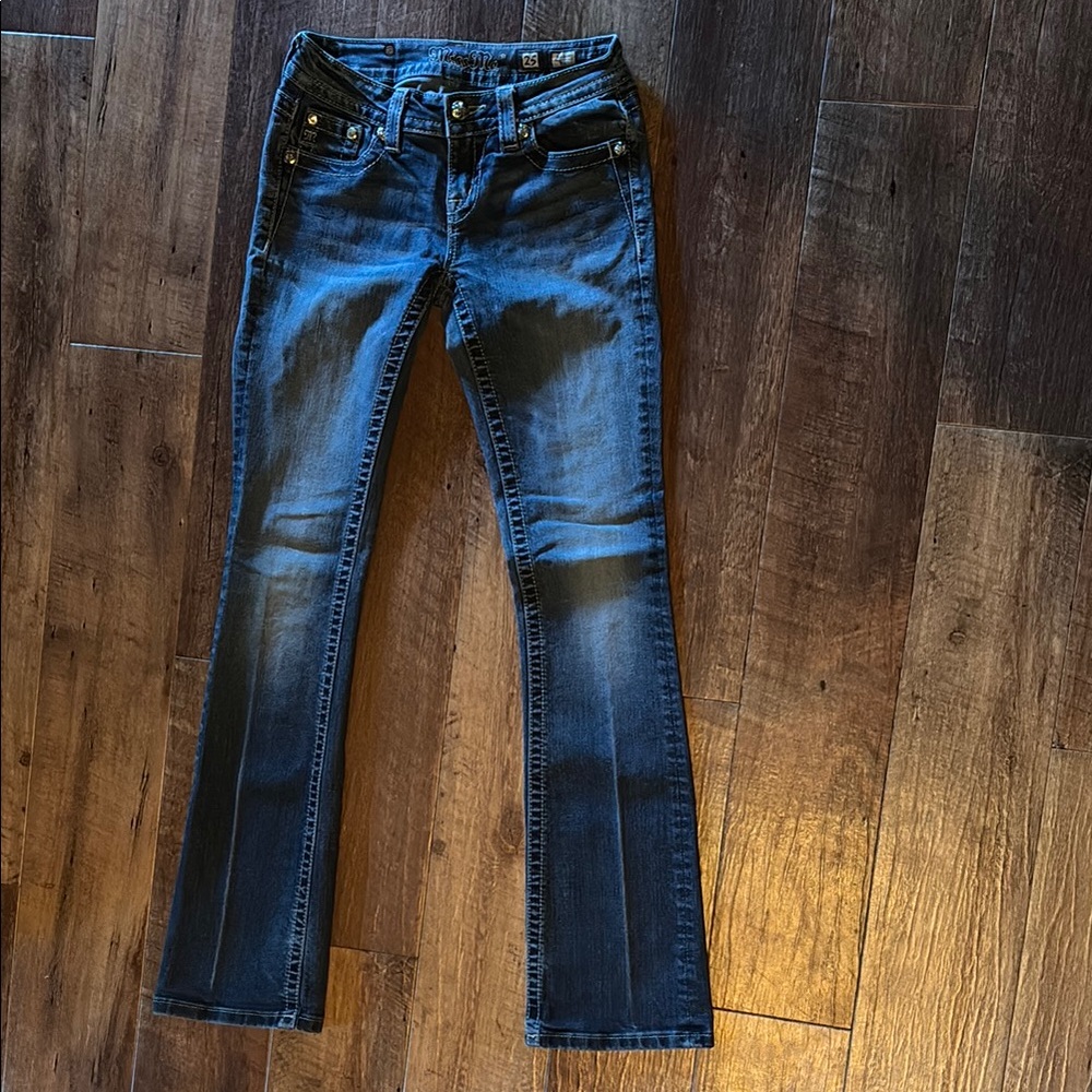 Miss Me Blue Boot Cut Jeans Classic Style